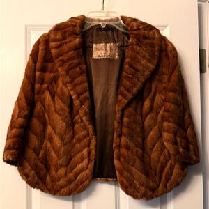1950’s vintage mink cape, by Malacky Furs